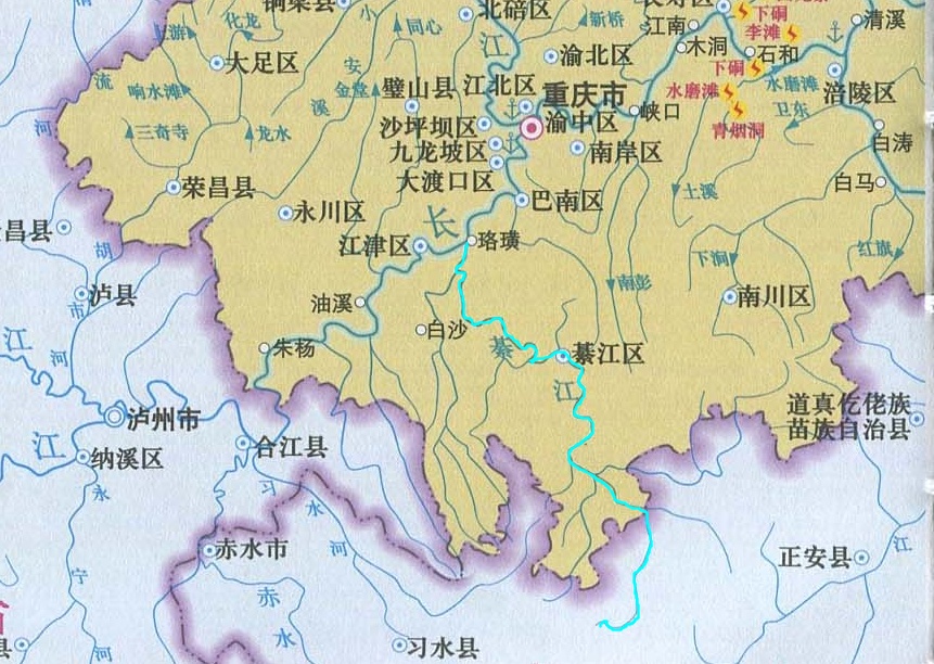 綦江最新地圖概覽，探索土地變遷與發(fā)展之路