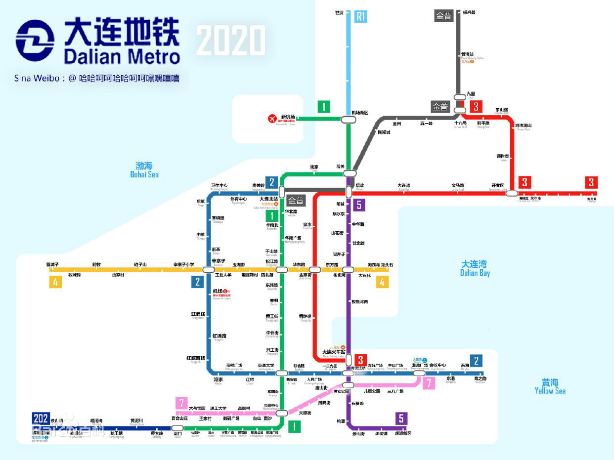 大連地鐵線路圖最新概覽與解讀