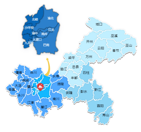 重慶市最新地圖探索城市新面貌發(fā)展成就一覽無(wú)余！